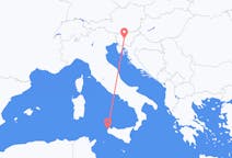 슬로베니아 류블랴나에서 출발해 이탈리아 트라파니로(으)로 가는 항공편