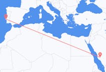 Flyg från Ta if, Saudiarabien till Lissabon, Portugal