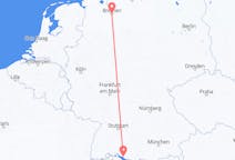 Flyrejser fra Friedrichshafen, Tyskland til Bremen, Tyskland