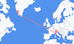 Flyg från Pisa, Italien till Paamiut, Grönland