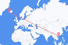 Flyreiser fra Haikou, Kina til Reykjavík, Island