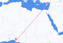 Flüge von Warri, nach Larnaka