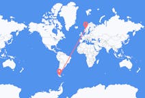 Flyreiser fra Punta Arenas, Chile til Trondheim, Norge