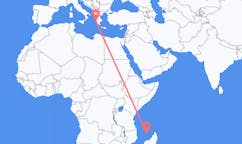 Flyreiser fra Mamoudzou, Frankrike til Zakynthos Island, Hellas