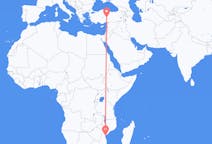 Flyreiser fra Beira, Mosambik til Kayseri, Tyrkia