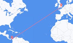 Flights from La Palma, Panama to London, England