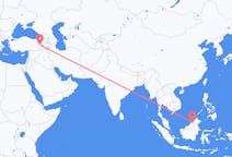 Flyg från Bandar Seri Begawan, Brunei till Mus, Turkiet