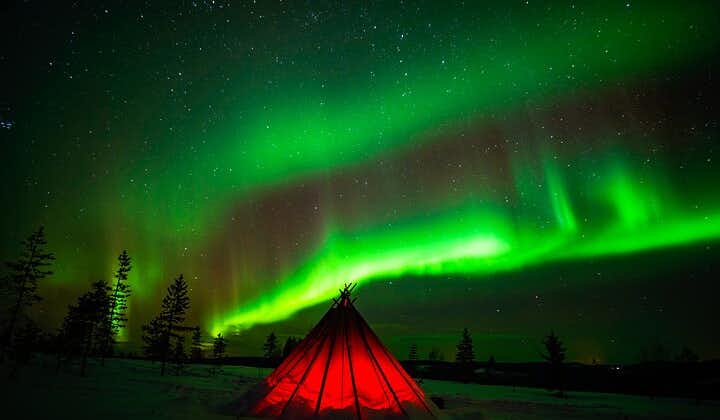Tour per piccoli gruppi nella regione dell'aurora boreale da Rovaniemi