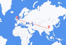 Flights from Chongqing, China to Nottingham, England