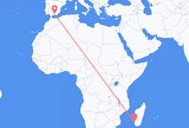 Flyrejser fra Toliara, Madagaskar til Granada, Spanien