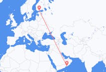 Flights from Salalah to Helsinki