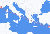 Flyreiser fra Páfos, til Toulon