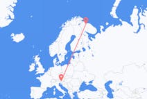 Flights from Murmansk, Russia to Klagenfurt, Austria