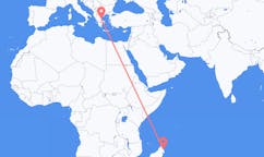 Flyreiser fra Sambava, Madagaskar til Volos, Hellas