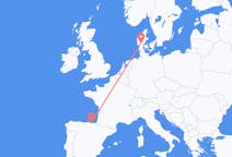 Flyreiser fra Bilbao, Spania til Billund, Danmark
