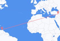 Flights from Porlamar, Venezuela to Mardin, Turkey