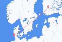 Vluchten van Westerland naar Tampere
