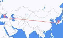 Flüge von Tokushima, Japan nach Sinop, die Türkei