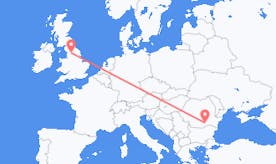 Flyrejser fra Rumænien til England