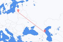 Flyg från Kaunas, Litauen till Machatjkala, Ryssland