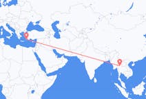 Flights from Lampang Province, Thailand to Rhodes, Greece