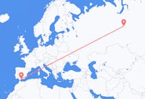 Flights from Kogalym, Russia to Málaga, Spain