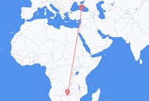 Flyg från Victoria Falls, Zimbabwe till Samsun, Turkiet