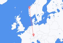 Flights from Friedrichshafen, Germany to Førde, Norway