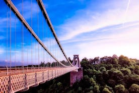 Photo of Clifton Suspension Bridge with Clifton and reflection, Bristol, United Kingdom.