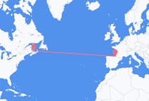 Flyreiser fra Charlottetown, Canada til San Sebastian, Spania