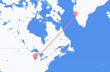 Flights from Chicago to Nuuk