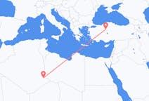 Flyrejser fra Djanet, Algeriet til Ankara, Tyrkiet