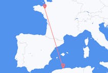 Voli from Algeri, Algeria to Rennes, Francia
