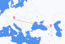 Vluchten van Vladikavkaz naar Salzburg