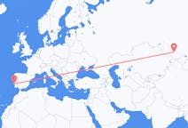 Fly fra Gorno-Altaysk til Lissabon