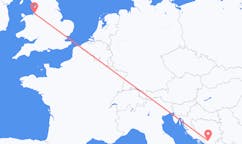 Flyg från Mostar till Liverpool