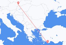 Flyreiser fra Kastellorizo, Hellas til Bratislava, Slovakia