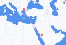 出发地 沙特阿拉伯Ta 如果目的地 希腊莱姆诺斯的航班