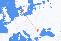 Loty z Angelholm, Szwecja z Bukareszt, Rumunia