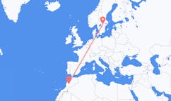 Flyreiser fra Marrakech, Marokko til Örebro, Sverige