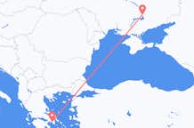Flyreiser fra Athen, Hellas til Zaporizhia, Ukraina