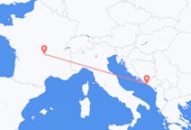 Fly fra Dubrovnik til Clermont-Ferrand