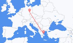 Flyrejser fra Skiathos til Leipzig