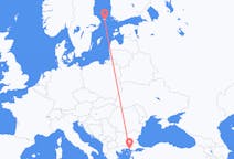 Flyreiser fra Mariehamn, til Alexandroupolis