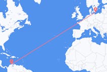 Flights from Riohacha, Colombia to Bornholm, Denmark