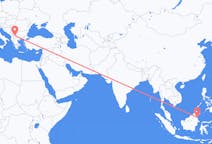 Flyg från Tarakan, North Kalimantan till Skopje