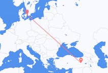 出发地 土耳其出发地 賓格爾目的地 丹麦哥本哈根的航班