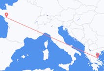 Flyrejser fra Nantes, Frankrig til Volos, Grækenland
