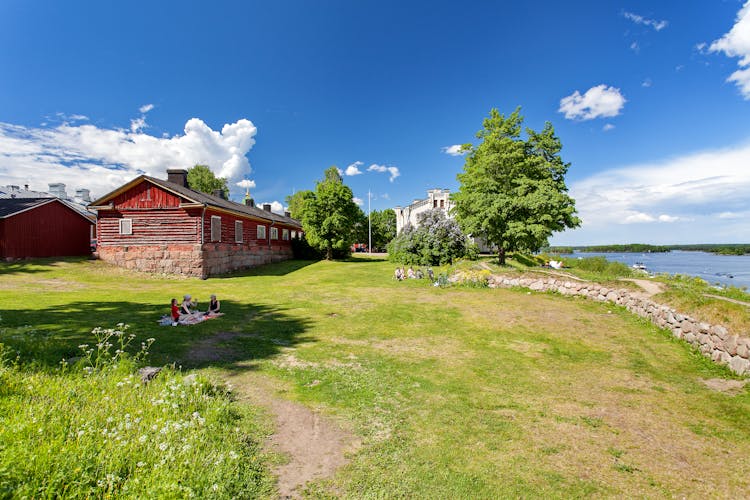 Photo of house in the center of the Lappeenranta .