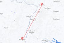 瑞士出发地 Mulhouse飞往瑞士目的地 卡尔斯鲁厄的航班